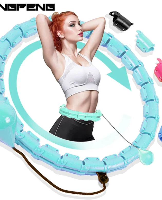 Fitness Hoop Weights to Exercise At Home Sports Entertainment Sport Equipment for Slimming Gym Ring Portable Body